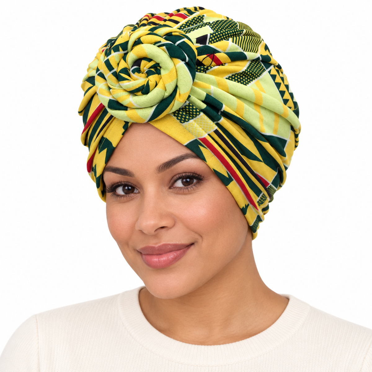 Model wearing Turban: 60061 3