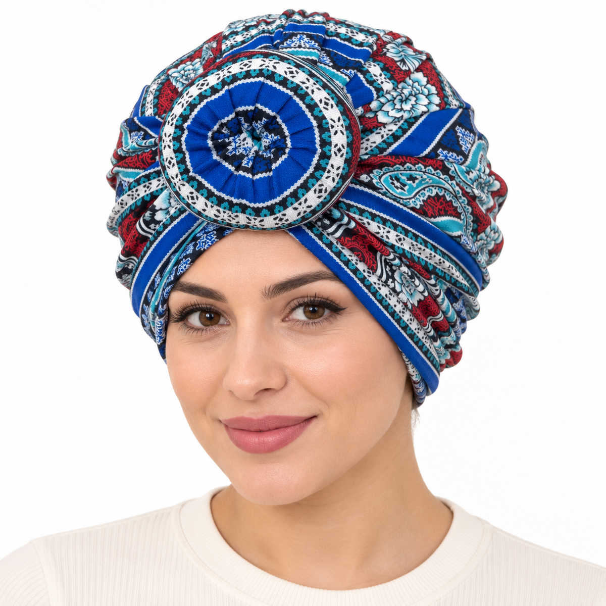 Model wearing Turban: 60062 4