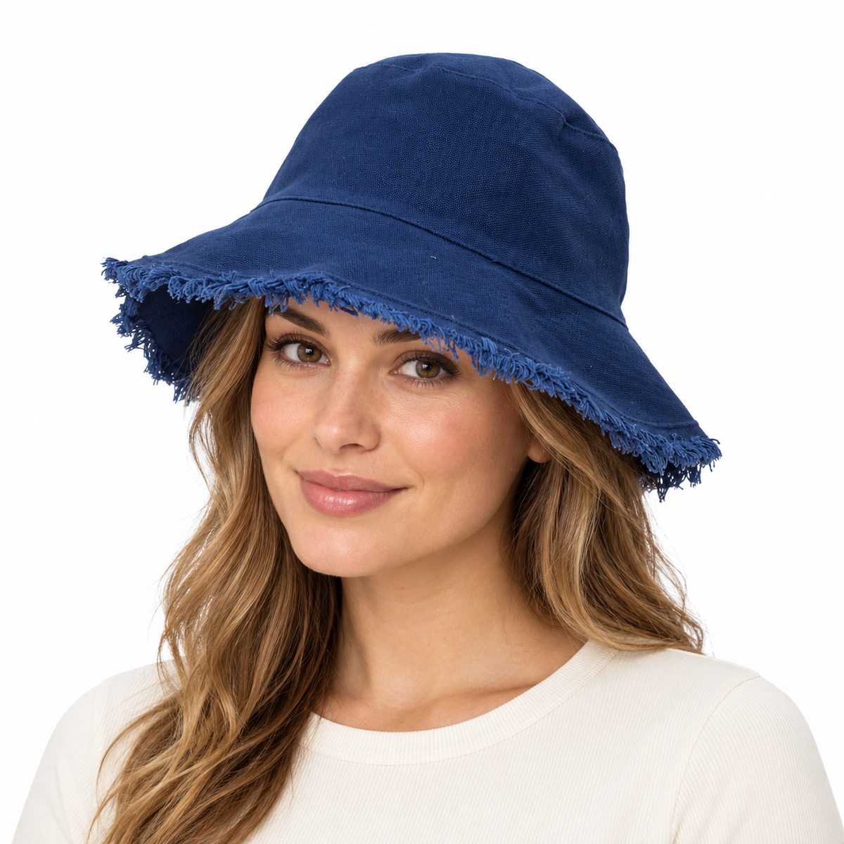 Model wearing Bucket Hat